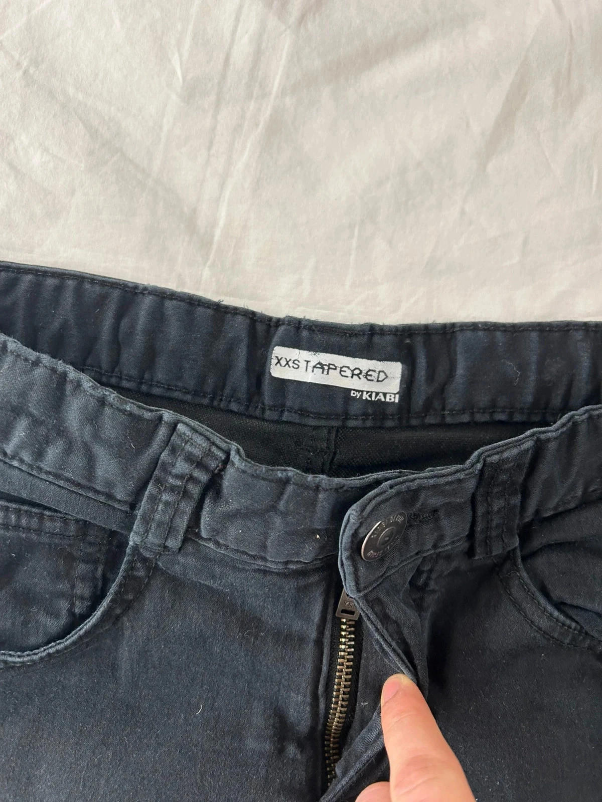 Kiabi black denim shorts – photo 4